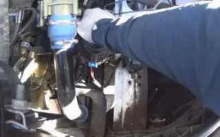 Замена топливного фильтра газель cummins