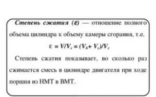 Как узнать степень сжатия двигателя?