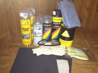 Что нужно для покраски бампера?