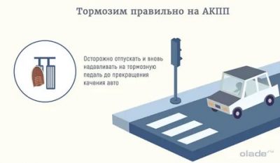 Как нужно тормозить на механике?