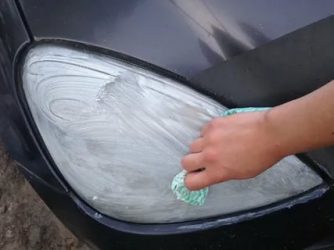 Как отполировать фары автомобиля своими руками?
