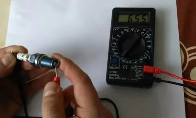 Как померить сопротивление свечи зажигания?