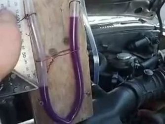 Как проверить давление картерных газов на дизеле?