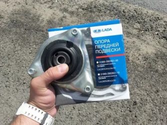 Как проверить опорный подшипник на калине?