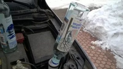 Как растопить ЛЕД в бачке омывателя автомобиля?
