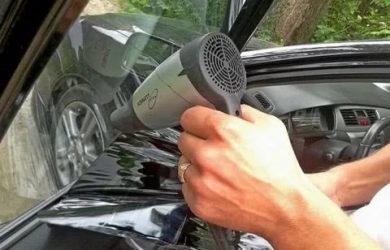 Как удалить старую тонировку со стекла автомобиля?