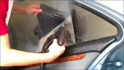 Как удалить старую тонировку со стекла автомобиля?