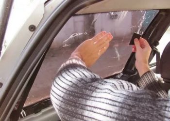Как удалить старую тонировку со стекла автомобиля?