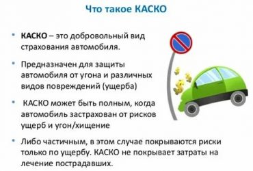 КАСКО и ОСАГО что это?