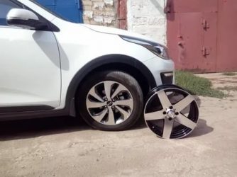 Киа рио разболтовка колес r14