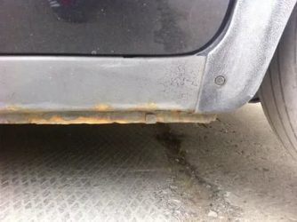 Ржавчина на порогах автомобиля что делать?