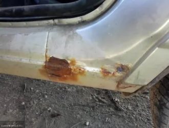 Ржавчина на порогах автомобиля что делать?