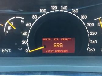 Srs на панели приборов мерседес что это?
