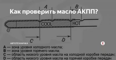 Высокий уровень масла в АКПП симптомы