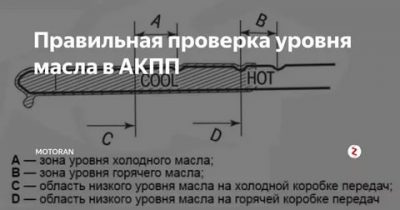Высокий уровень масла в АКПП симптомы
