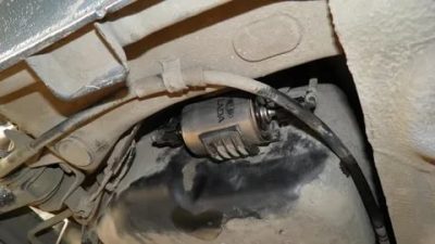 Замена топливного фильтра Лада гранта